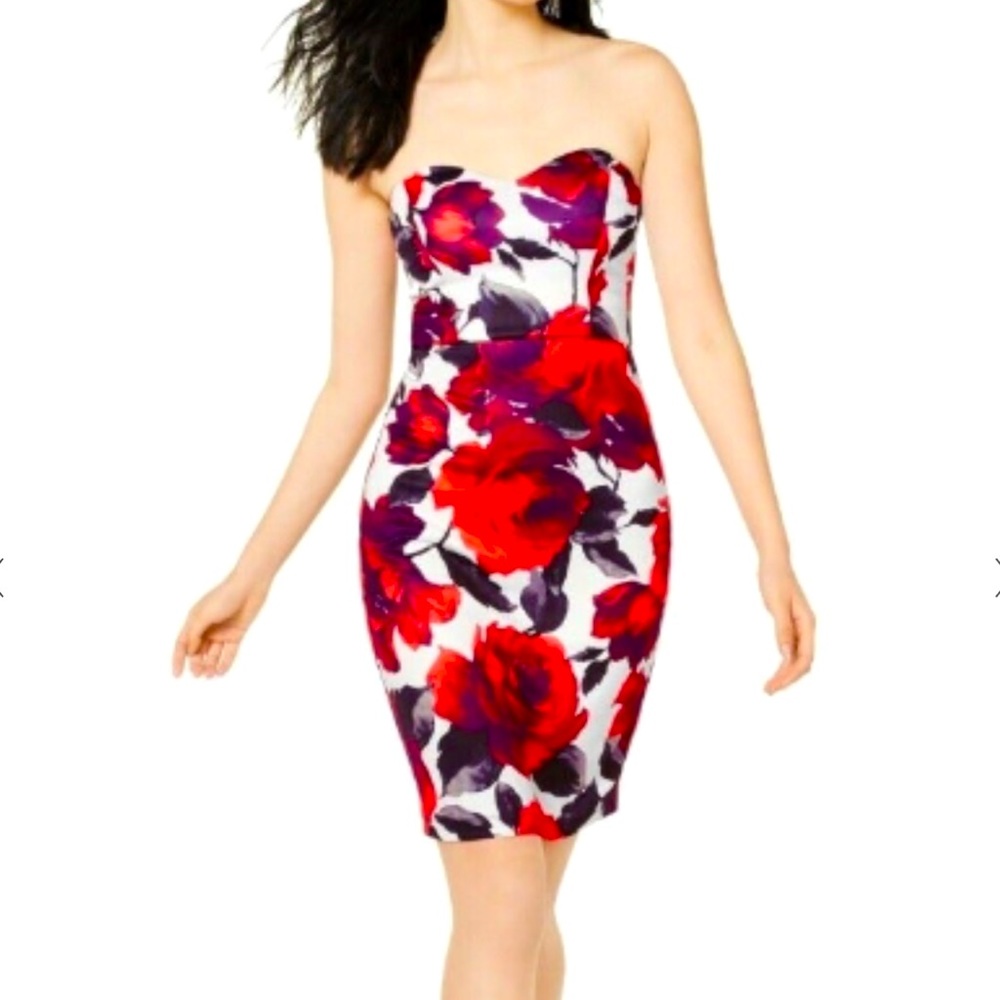 Pencil floral dress. Brand new without tag